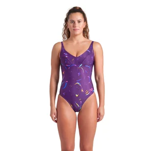Strój kąpielowy damski Arena Abyss Swimsuit U Back - Stroje kąpielowe - miniaturka - grafika 1