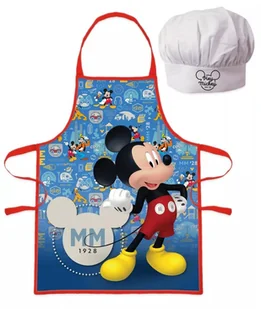 Myszka Miki Mickey Mouse Disney Fartuszek + Czapka Kucharska zestaw dziecięcy - Fartuchy i rękawice kuchenne - miniaturka - grafika 1