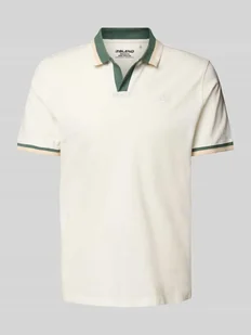 Koszulka polo o kroju regular fit z dekoltem w serek model ‘Evo’ - Koszulki męskie - miniaturka - grafika 1
