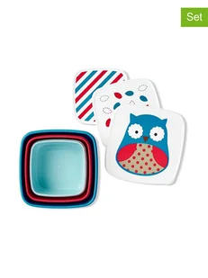 Skip Hop 6-częściowy zestaw pudełek "Zoo Sowa" - Sztućce dla dzieci - miniaturka - grafika 1