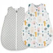 Śpiworki dla dzieci - CAŁOROCZNY ŚPIWOREK NIEMOWLĘCY DO SPANIA BAWEŁNA - miniaturka - grafika 1