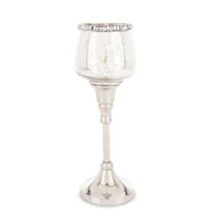 Świeczniki - Świecznik kryształowy 24x8 cm KIELISZEK - miniaturka - grafika 1