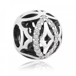 Murrano Charms Koralik Srebrny OKO WIEDŹMINA SR-040 - Charmsy - miniaturka - grafika 1
