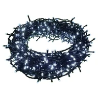 Oświetlenie świąteczne - Lampki 300 LED zewnętrzne na transformator z programatorem zimny biały Cortina - miniaturka - grafika 1