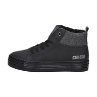 Trampki damskie - Czarne trampki damskie BIG STAR II274147 - miniaturka - grafika 1