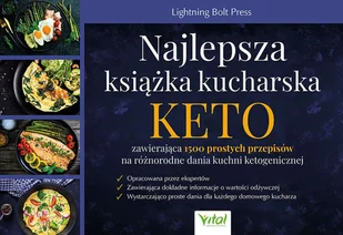 najlepsza książka kucharska keto zawierająca 1500 prostych przepisów na różnorodne dania kuchni ketogenicznej - Zdrowie - poradniki - miniaturka - grafika 1