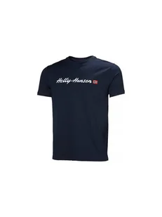 Koszulka HELLY HANSEN CORE GRAPHIC T 2.0 granatowy 2XL - Koszulki męskie - miniaturka - grafika 1