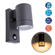 Lampy ogrodowe - Kinkiet zewnętrzny Rombe z czujnikiem, 1-pkt. - miniaturka - grafika 1