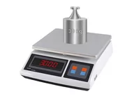 Wagi sklepowe - Waga sklepowa z wyświetlaczem, do 30 kg, HDWR wagPRO-S30 - miniaturka - grafika 1