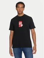 Koszulki męskie - Hugo T-Shirt Ditroso 50516738 Czarny Relaxed Fit - miniaturka - grafika 1