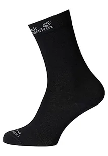 Jack Wolfskin Unisex Merino Classic Cut skarpety unisex czarny czarny 35-37 - Skarpetki damskie - miniaturka - grafika 1