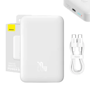Baseus Magnetic Mini Power Bank 10000mAh 20W z ładowaniem bezprzewodowym MagSafe Overseas Edition - uniwersalny - Powerbanki - miniaturka - grafika 3