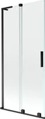 Parawany nawannowe - Mexen Velar L parawan nawannowy 2-skrzydłowy rozsuwany 95 x 150 cm, transparent, czarny - 896-095-003-01-70 - miniaturka - grafika 1