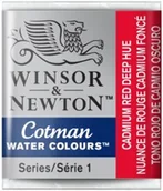 Farby i media malarskie - Winsor&Newton, farba akwarelowa Cotman półkostka, Cadmium Red Deep Hue - miniaturka - grafika 1