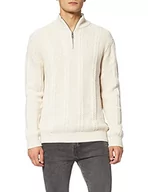 Swetry męskie - ESPRIT Sweter męski, 114/Off White 5, XXL - miniaturka - grafika 1