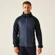 Kurtki i kamizelki sportowe męskie - Regatta Professional Męska kurtka hybrydowa Navigate Granatowo-niebieski, Rozmiar: 3XL - miniaturka - grafika 1