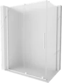 Kabiny prysznicowe - Mexen Velar kabina prysznicowa rozsuwana 160x70 cm, szron, biała - 871-160-070-31-20 - miniaturka - grafika 1