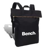 Plecaki - Bench damski młodzieżowy plecak miejski nylonowy czarny D2ORI314S - miniaturka - grafika 1