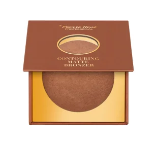 PIERRE RENE CONTOURING MATTE BRONZER WYPIEKANY PUDER BRĄZUJĄCY 10G - Bronzery i konturowanie twarzy - miniaturka - grafika 1