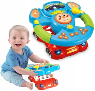 Kierownica Interaktywna Edukacyjna Auto Samochód Y305 - Zabawki interaktywne dla dzieci - miniaturka - grafika 1