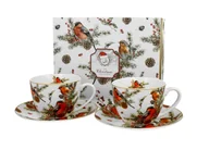 Filiżanki - 2 filiżanki 250 ml CHRISTMAS BIRDS - miniaturka - grafika 1