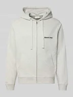 Bluzy męskie - Bluza rozpinana z kieszenią kangurką i zamkiem błyskawicznym - miniaturka - grafika 1