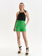 Spodenki damskie - Szorty damskie zielone - SSZ1295ZI szorty - TOP SECRET - Odzieżowy sklep internetowy TOP SECRET - miniaturka - grafika 1