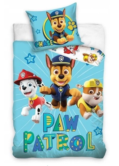 Carbotex, Psi Patrol, Pościel bawełniana, 100x135 cm