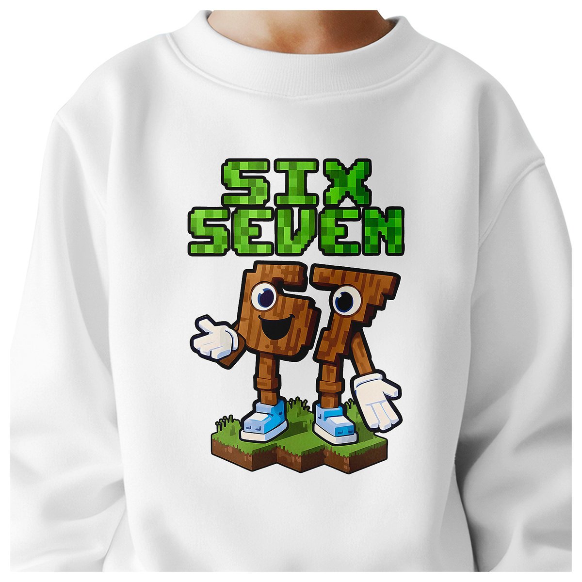 BLUZA DZIECIĘCA 67 SIX SEVEN VIRAL DLA CHŁOPCA DZIEWCZYNKI 104