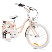 Rowery - Rower SUN BABY Flower bike 20 cali dla dziewczynki Morelowy - miniaturka - grafika 1