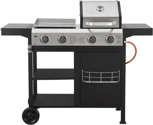 GRILL GAZOWY EL FUEGO BOSTON 3W1 PRZYSTAWKA DO PIZZY PLANCHA PŁYTA+REDUKTOR - Grille gazowe - miniaturka - grafika 1