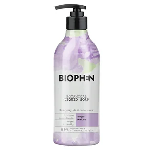 BIOpha Organic Mydło w płynie Biophen Botanical 400 ml Sage Butelka z pompką |   NN-KBI-I400-002 - Mydła - miniaturka - grafika 1