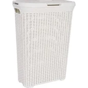Kosze na bieliznę - Curver Kosz na brudną bieliznę Rattan 00709-885 40 l - miniaturka - grafika 1