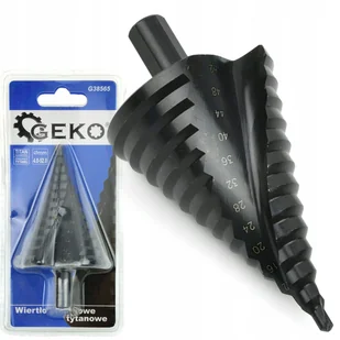 Geko Wiertło Stopniowe Hss Tialn 4-52Mm Długość 82Mmm G38565 - Wiertła - miniaturka - grafika 1