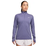 Swetry damskie - Nike Dri-FIT Pacer DQ6377 sweter damski z zamkiem błyskawicznym na ćwiartki - miniaturka - grafika 1