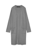 Swetry damskie - Vero Moda Kardigan w kolorze szarym - miniaturka - grafika 1