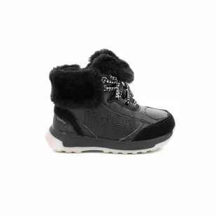 Botki dziewczęce KICKERS KICKFLUFFY - Botki damskie - miniaturka - grafika 4
