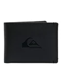 Portfele - Quiksilver New Miss Dollar – podwójnie składany portfel ze skóry dla mężczyzn., czarny, S - miniaturka - grafika 1