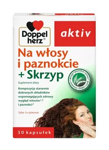 Queisser Pharma Doppelherz Aktiv Na Włosy i Paznokcie 30 szt. - Nutrikosmetyki - miniaturka - grafika 1
