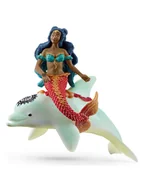 Zabawki kreatywne - Schleich Figurka "Isabelle on dolphin" do zabawy - 5+ - miniaturka - grafika 1