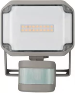 Lampy przednie - Brennenstuhl Brennenstuhl Reflektor LED AL 1050 z PIR/LED reflektor do użytku na zewnątrz z czujnikiem ruchu 1010 lumenów (reflektor zewnętrzny LED do montażu na ścianie, 10 W, ciepłe białe światło 3000 K, IP44) 1178010901 - miniaturka - grafika 1