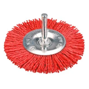 VERTO Szczotka ścierna tarczowa z trzpieniem 100 mm - Akcesoria do elektronarzędzi - miniaturka - grafika 1