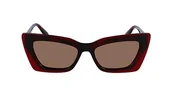 Okulary przeciwsłoneczne - Calvin Klein Damskie okulary przeciwsłoneczne CKJ23656S, Hawana czerwono-niebieskie, jeden rozmiar, Hawana Czerwony Niebieski, Rozmiar uniwersalny - miniaturka - grafika 1