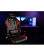 Fotele gamingowe - Arozzi Stuhl Toretta Black/Red SoftPU TORRETTASPURED - miniaturka - grafika 1
