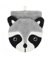 Kosmetyki kąpielowe dla dzieci - Myjka Do Kąpieli Dla Dzieci, Rękawica Kąpielowa Mała, Szop Pracz Wanda, Bawełna Organiczna, Gots, Fürnis - miniaturka - grafika 1