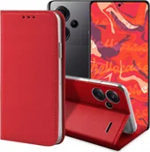 Etui i futerały do telefonów - Hello Case ETUI Z KLAPKĄ DO Xiaomi Redmi Note 13 Pro Plus 5G CZERWONE MAGNETYCZNE - miniaturka - grafika 1