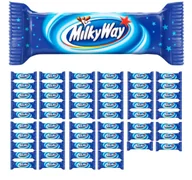 Batoniki - Milky Way Baton z mlecznym białym nadzieniem oblany czekoladą 21,5 g x 56 sztuk - miniaturka - grafika 1