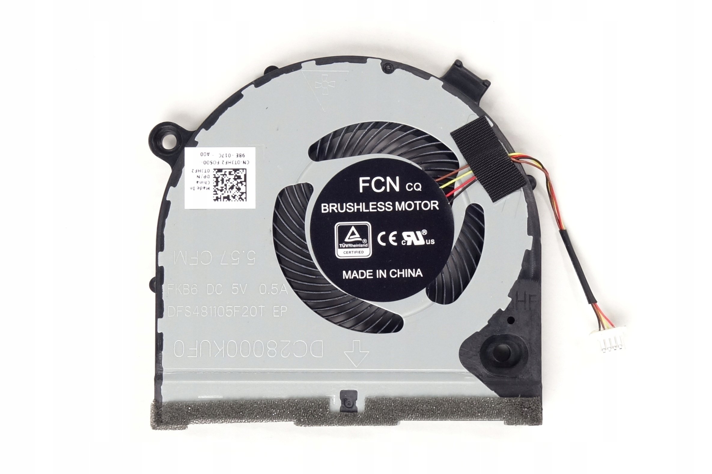 Wentylator chłodzący procesor laptopa do Dell G3 3579 G5 5587 TJHF2-