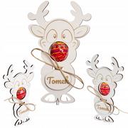 Bombki - Mikołaj prezent na mikołajki święta  na lizaka - miniaturka - grafika 1
