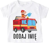Koszulki dla dziewczynek - koszulka z WOZEM STRAŻACKIM DLA CHŁOPCZYKA - miniaturka - grafika 1